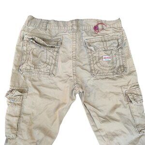 VINTAGE True Religion Cargo Pants Size 34 Brown